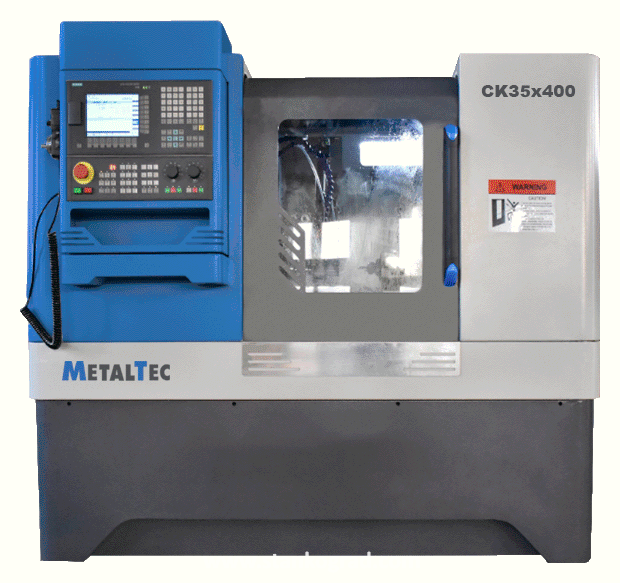 Токарный станок c ЧПУ с горизонтальной станиной MetalTec CK 35x400