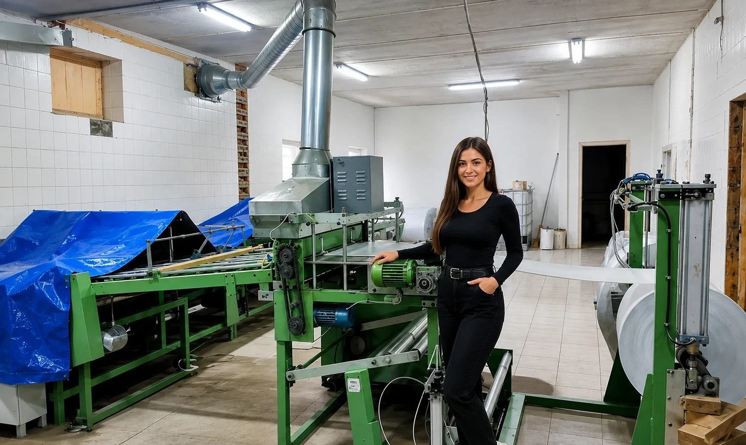 Швейная линия для пошива мешков T.B.C CUTTING AND PRINTING MACHINES PC- 12