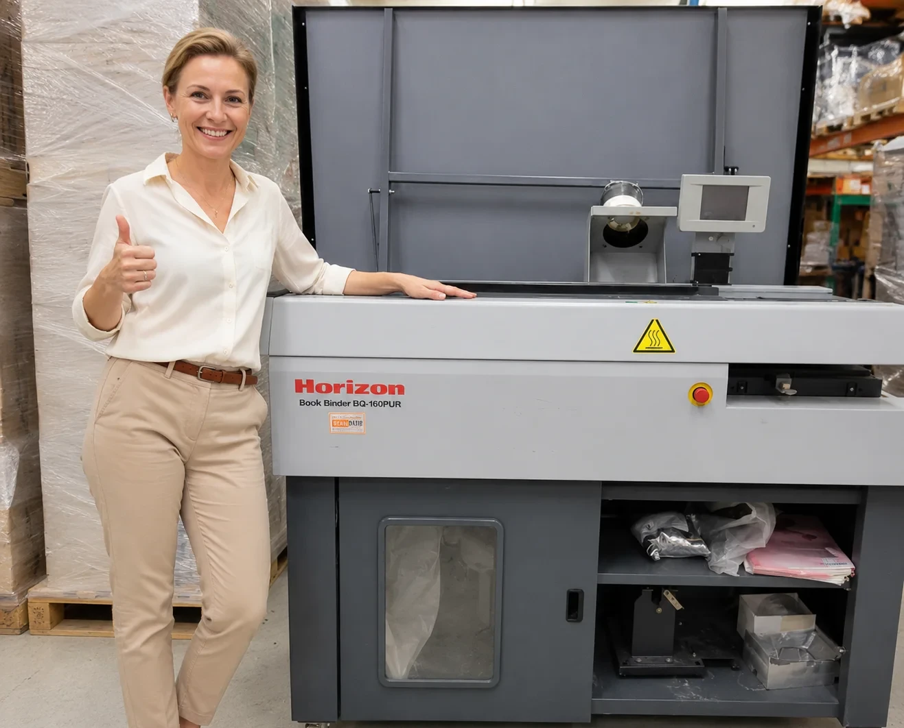 Термоклеевая машина Horizon BQ-160 PUR