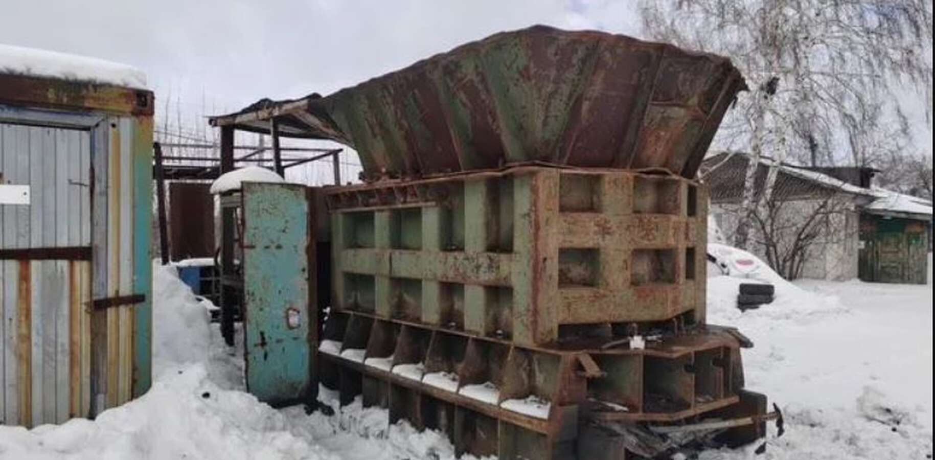 Пресс гидравлический для лома металлов QW-400