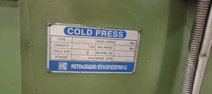 Пресс холодный Kitagawa 5х5 2012 г.в.
