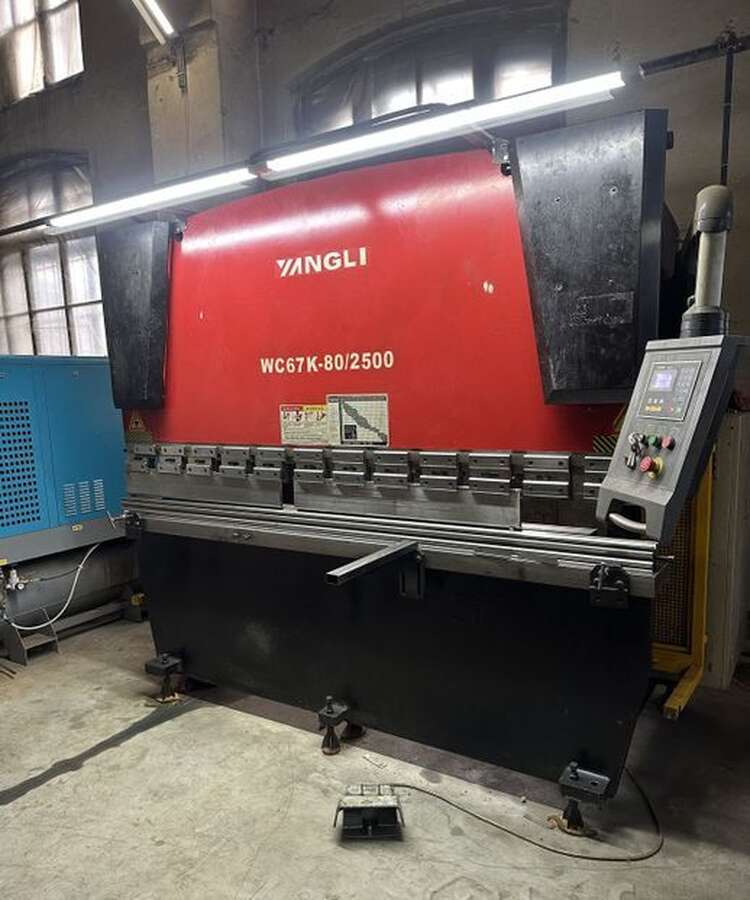 Листогибочный пресс Yangli WC67K-80/2500