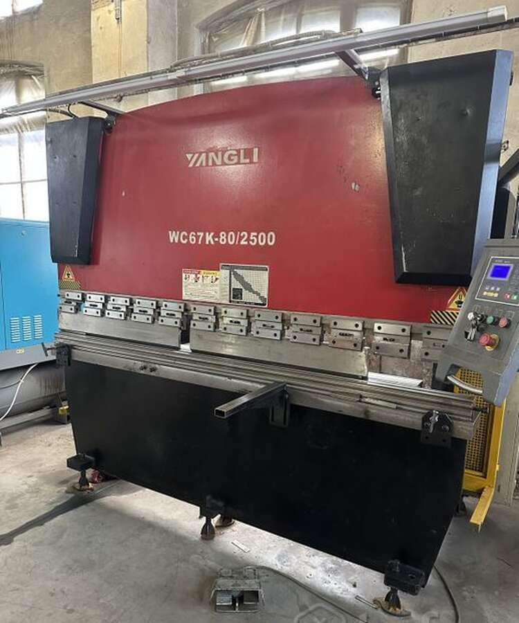 Листогибочный пресс Yangli WC67K-80/2500