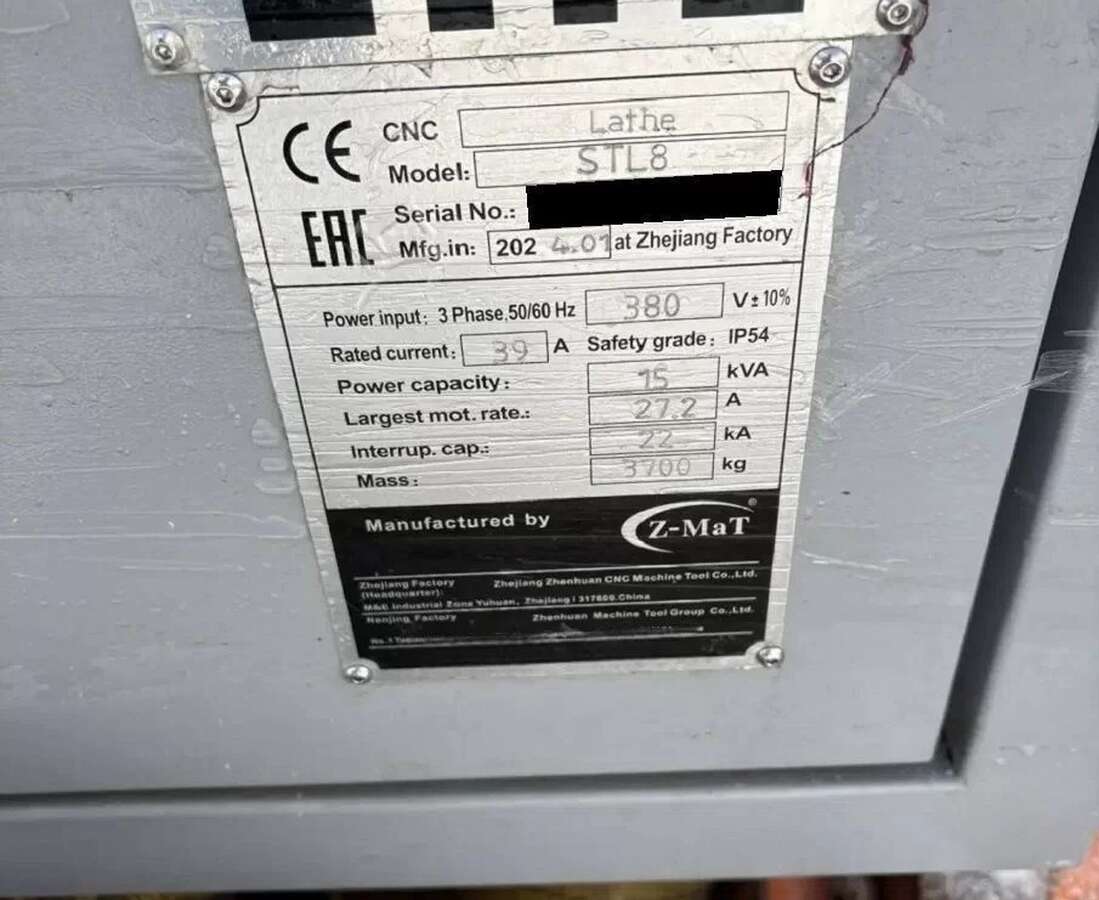 Токарный станок с наклонной станиной STL8