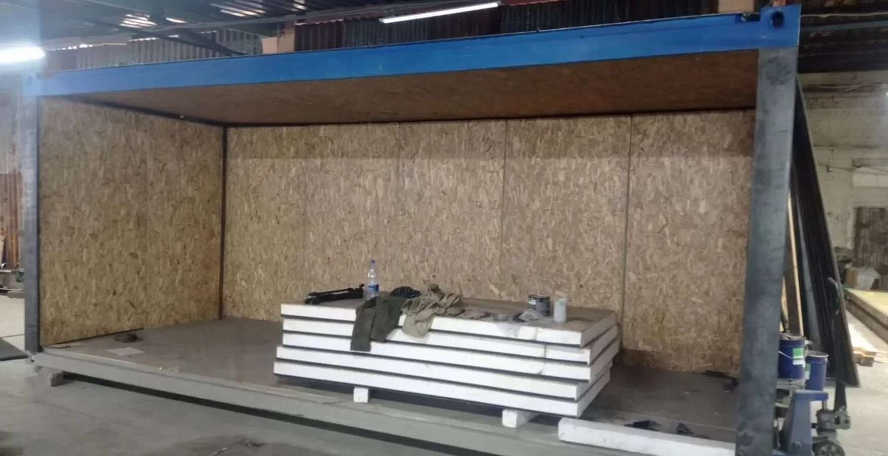 Линия для производства сэндвич панелей