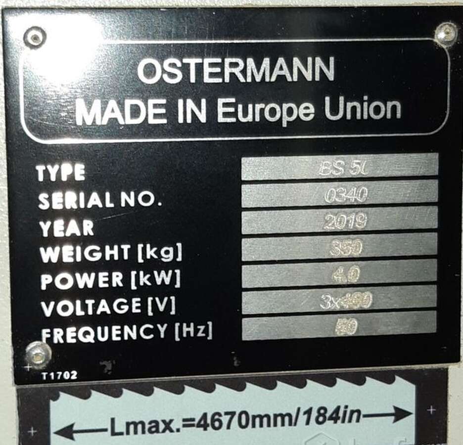 Станок ленточнопильный Osterman BS50