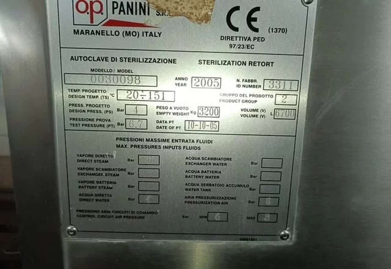 Автоклав горизонтальный panini