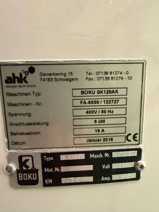 Тестомеситель BOKU SK120Ak 2018г.в.