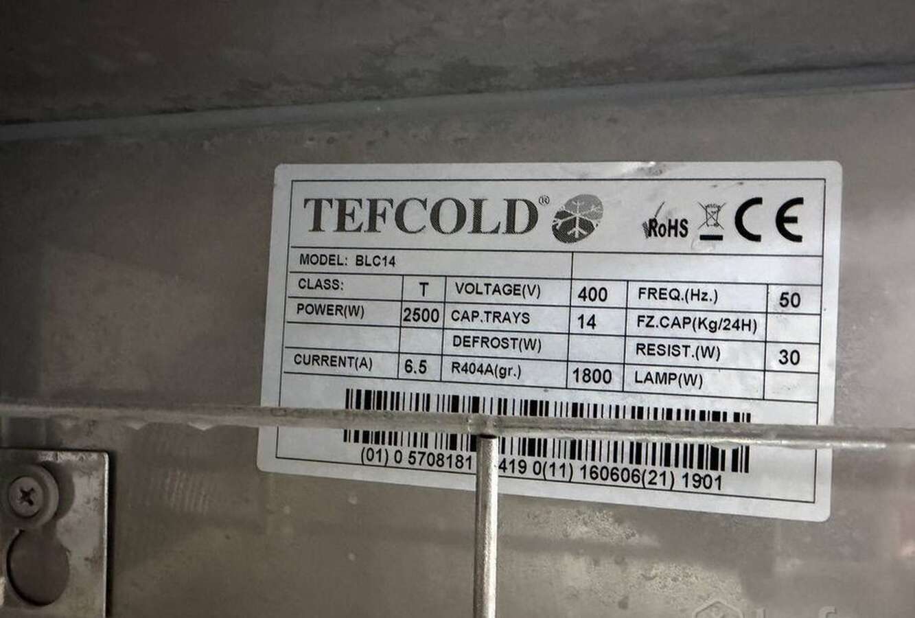 Шкаф шоковой заморозки Tefcold BLC14