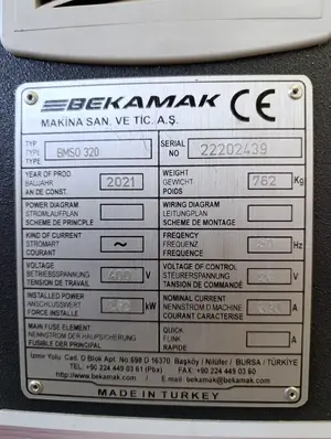 Ленточнопильный станок BMSО 320 Beka-Mak Турция