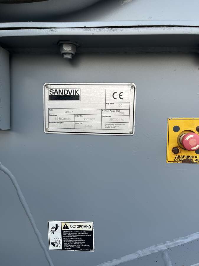 Конусная самоходная дробилка SANDVIK QH 331