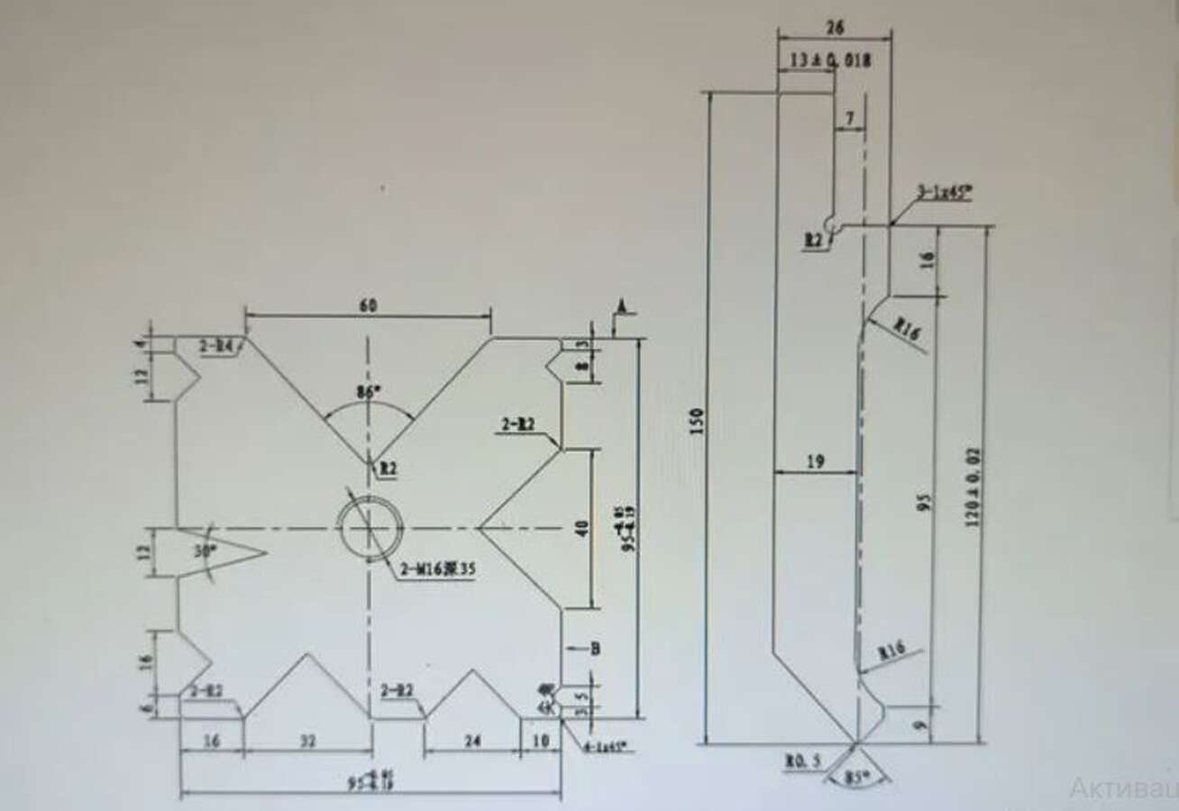 Пресс листогибочный PBH125*3200