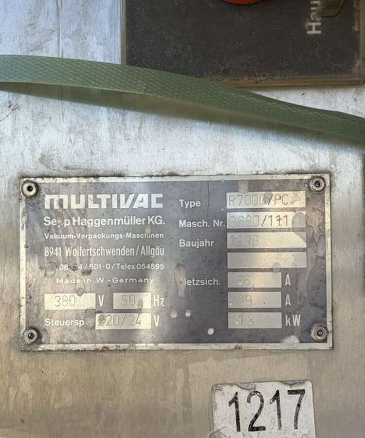 Термоформер Multivac R7000