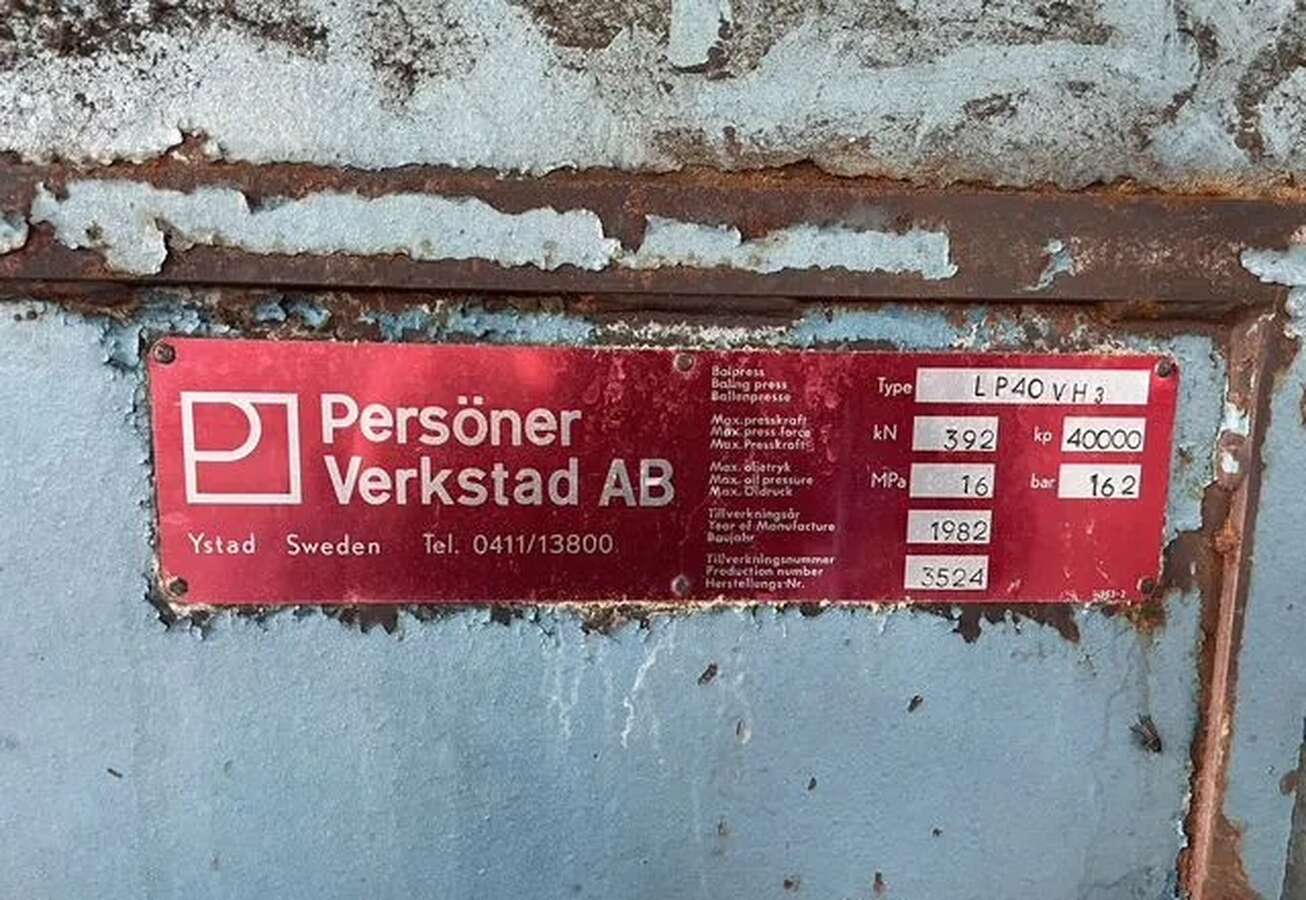 Горизонтальный пресс Presona LP 40VH3