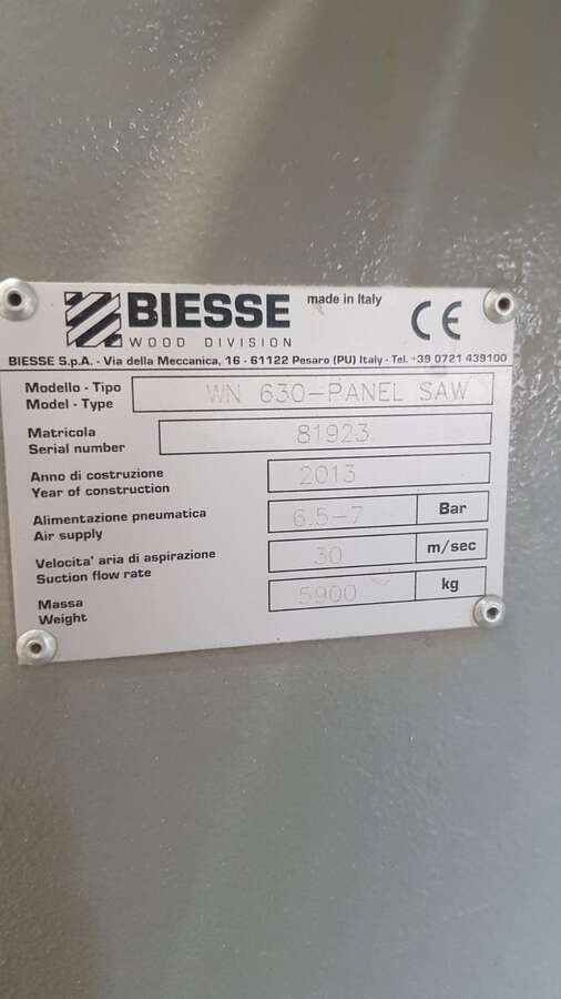 Раскроечный центр BIESSE SELCO WN 630 2013г.в.