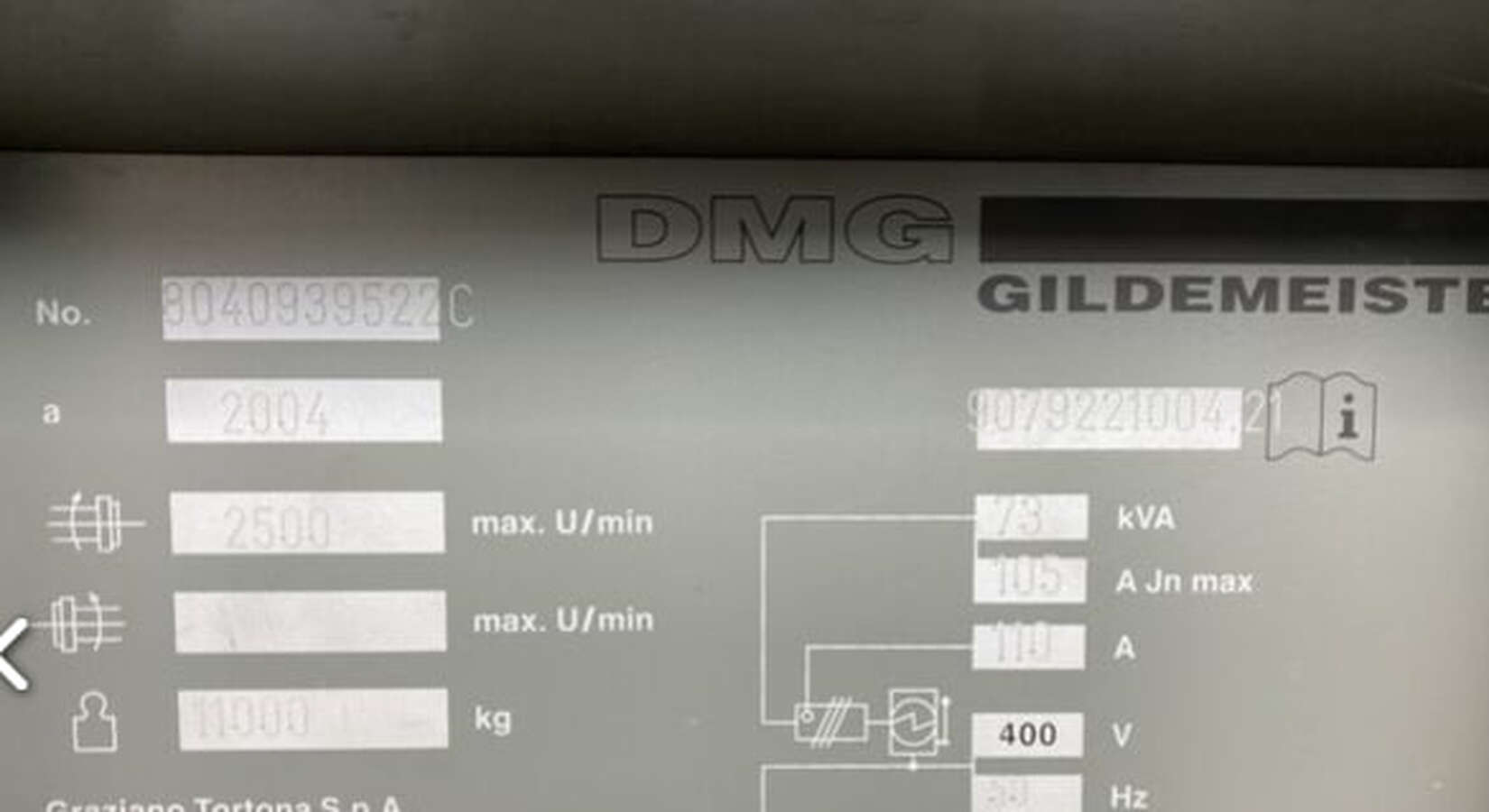 Токарный станок Gildemeister CTX 620 linear 2004г.