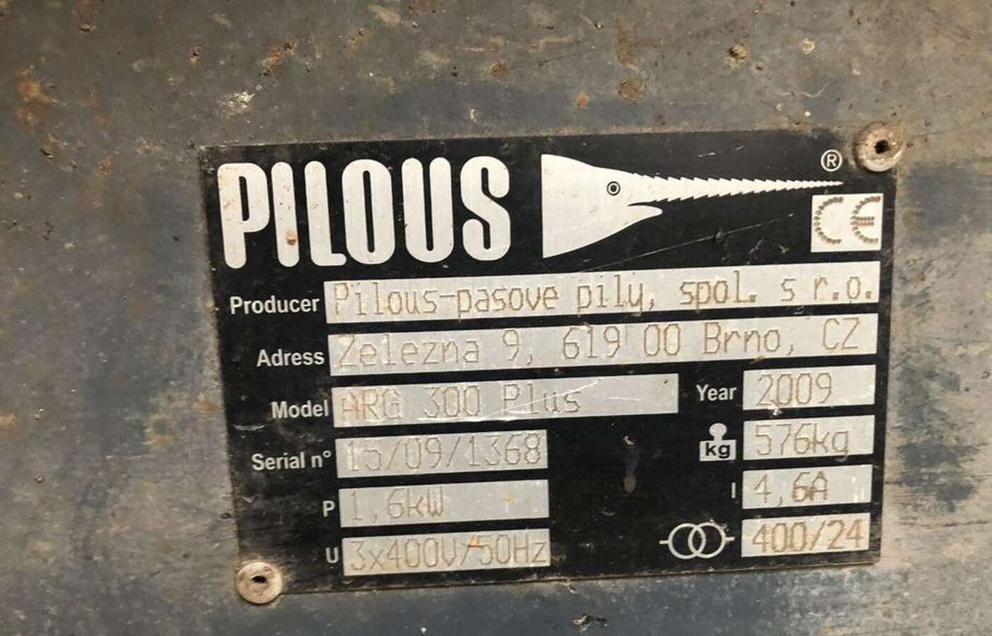 Ленточнопильный станок PILOUS model ARG 300 Plus