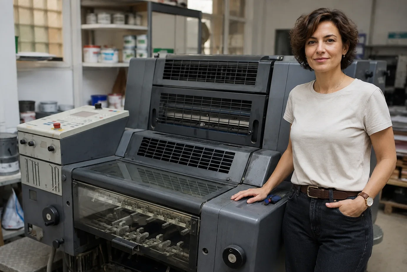 Офсетная печатная машина Heidelberg SM 52-2P