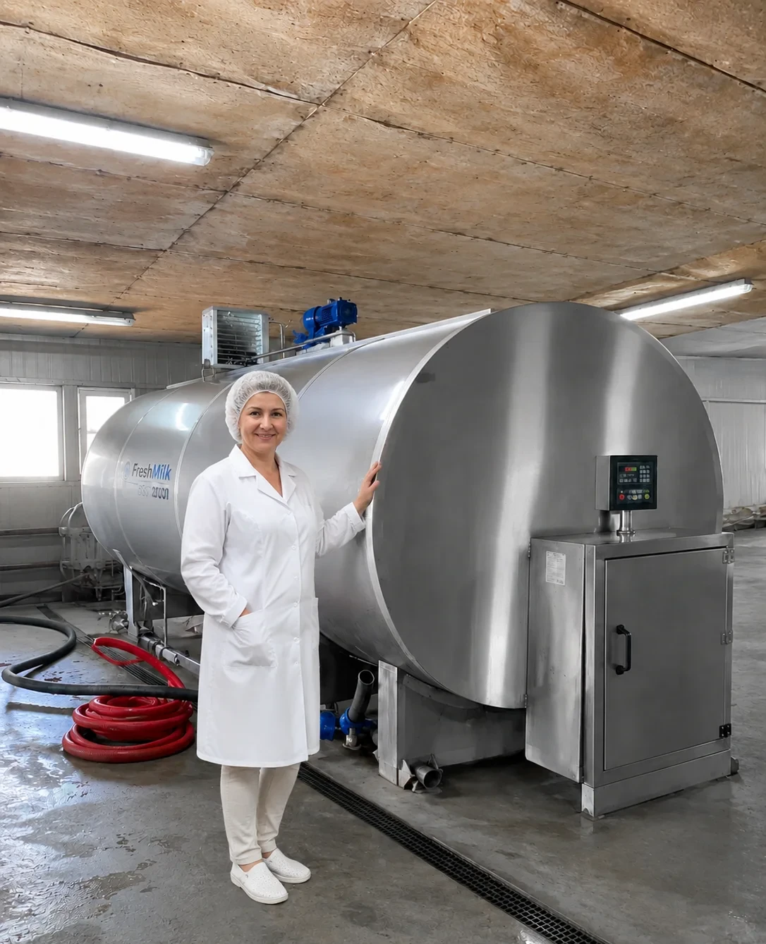 Охладитель молока закрытого типа FreshMilk 2000