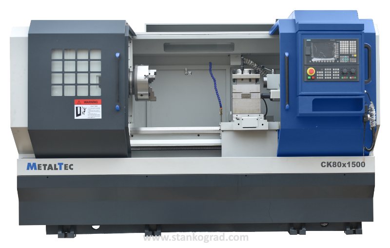 Токарный станок c ЧПУ с прямой станиной MetalTec CK 80x1500