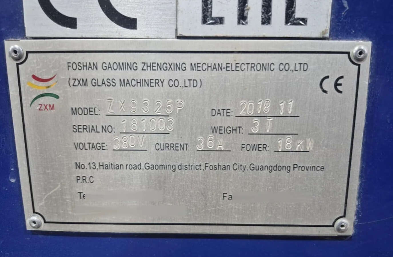 Кромкообрабатывающий станок для стекла ZXM ZX9.323