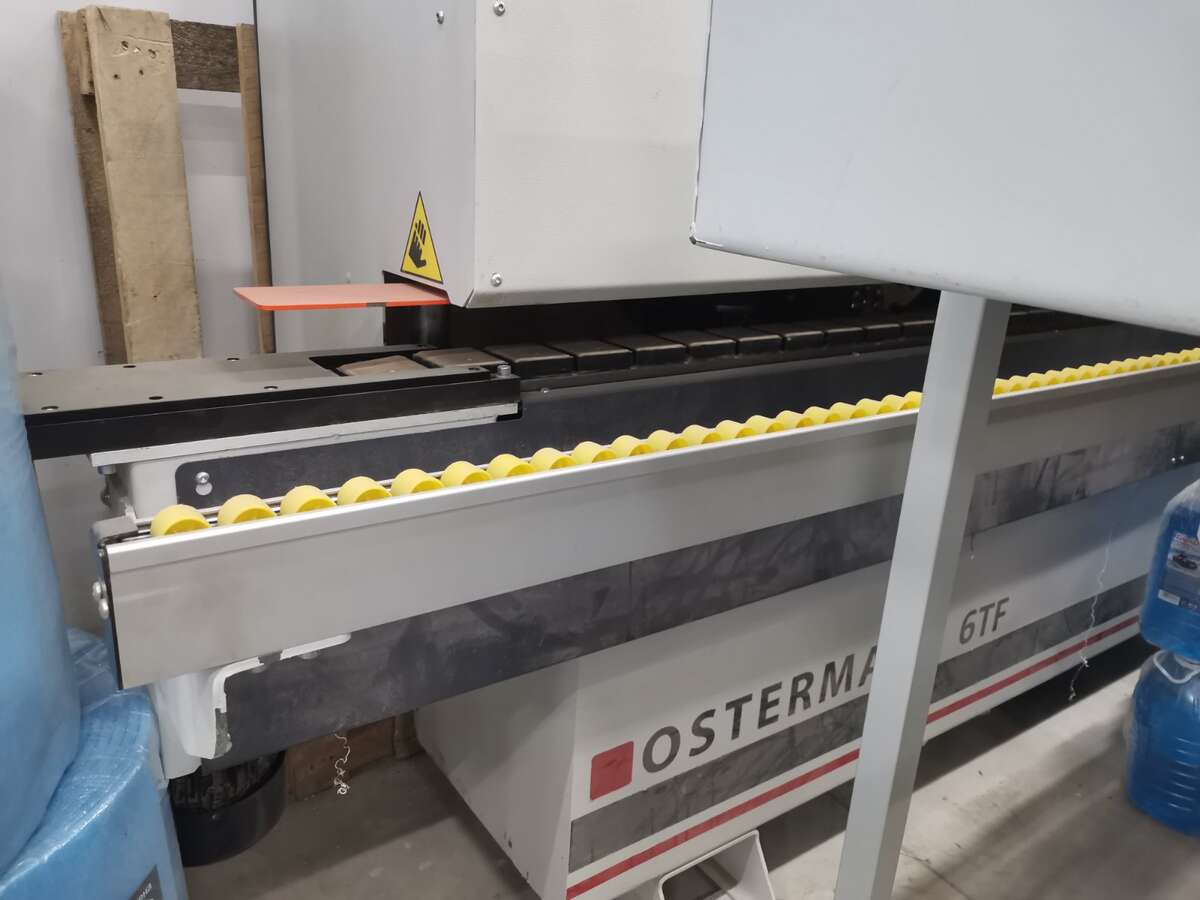 Кромкооблицовочный станок Osterman 6TF с пылеулавливающей установкой