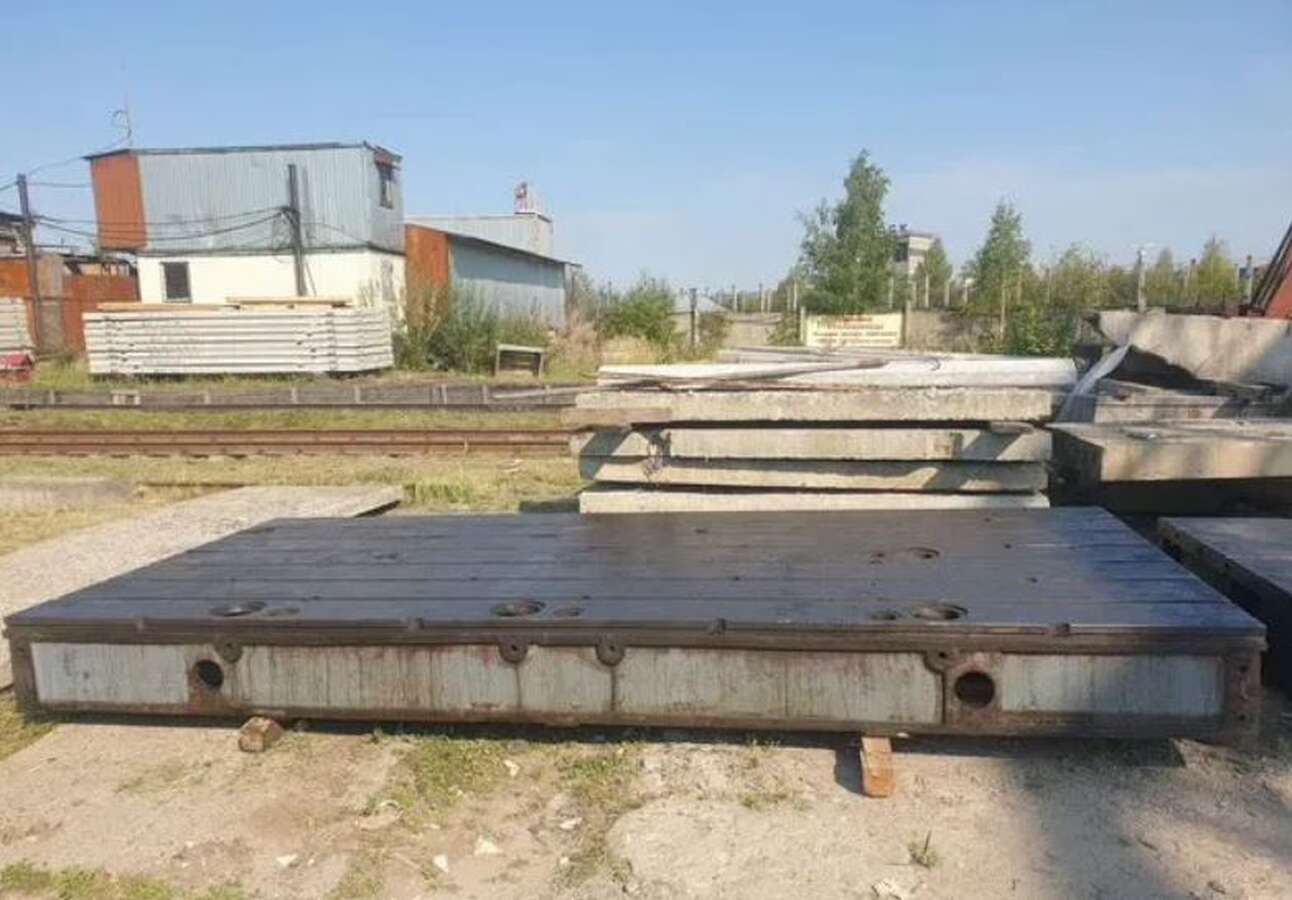 Плита чугунная монтажная, сварочная 4000х3300х400