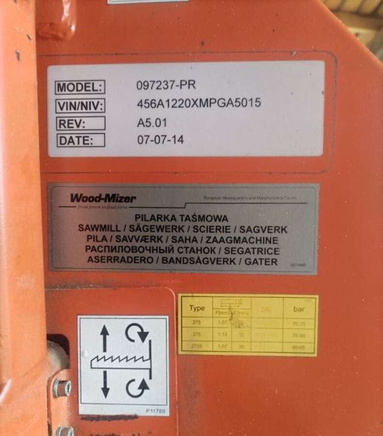 Пилорама ленточная Wood-Mizer LT15 Польша