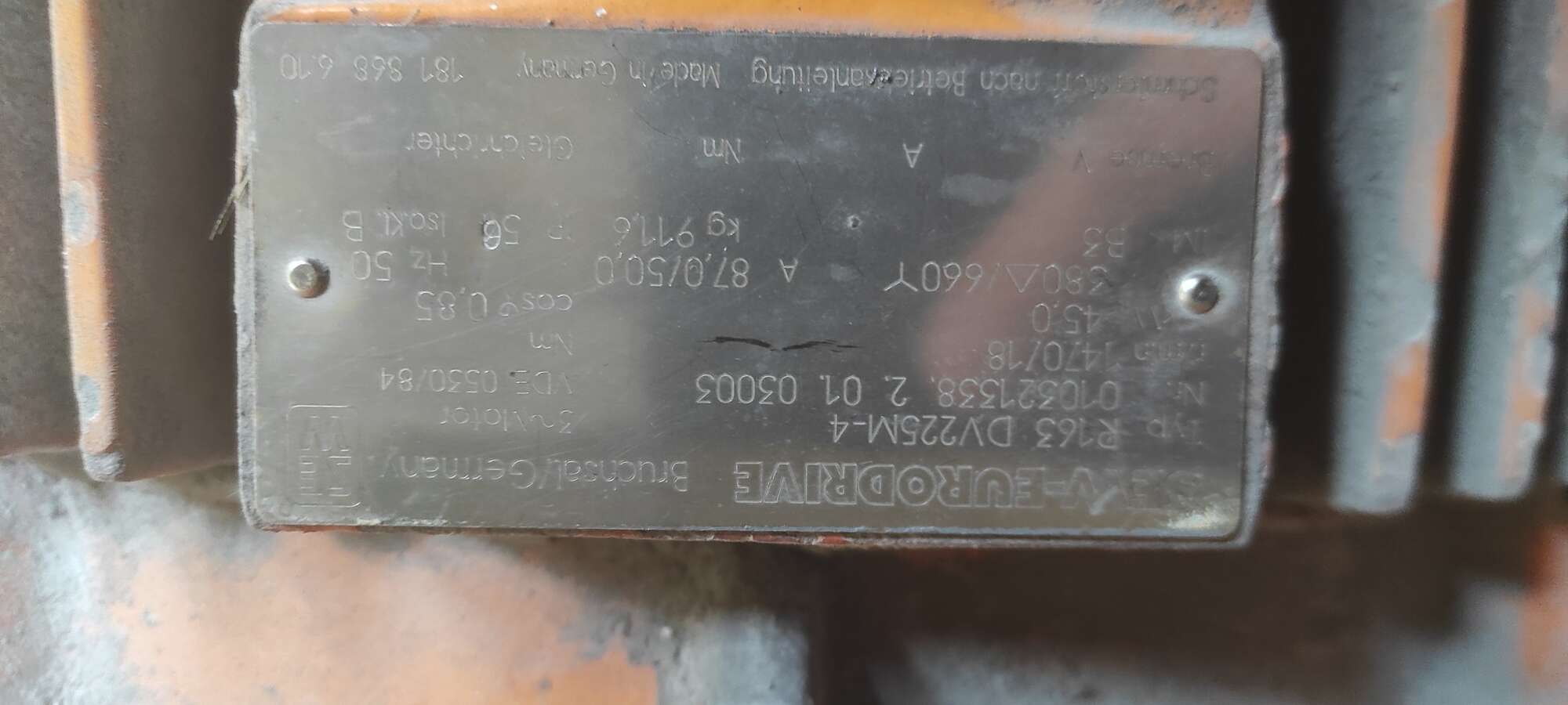 Диссольвер горизонтальный 1993 г.в.
