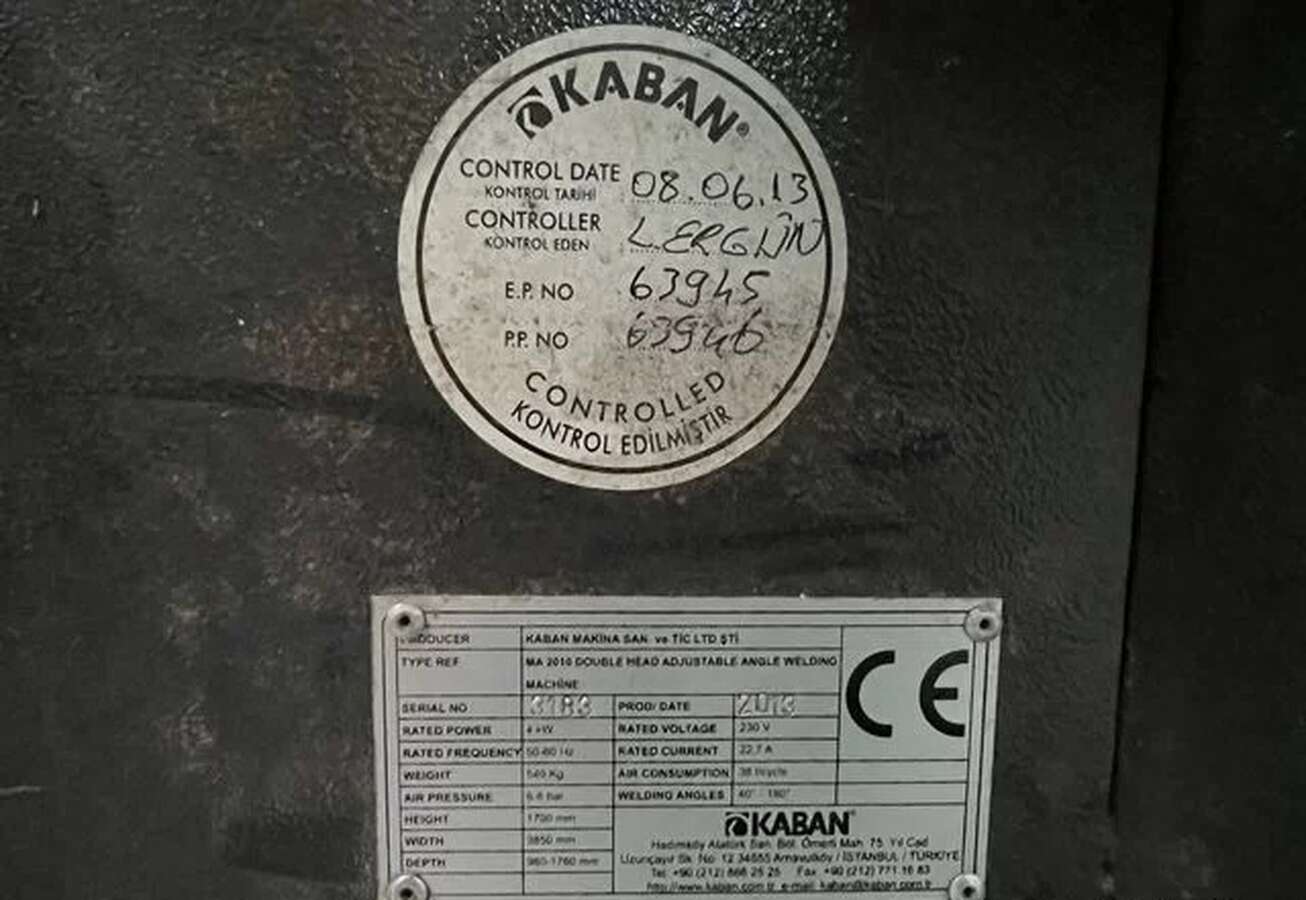 Станок сварочный двухголовочный Kaban MA 2010