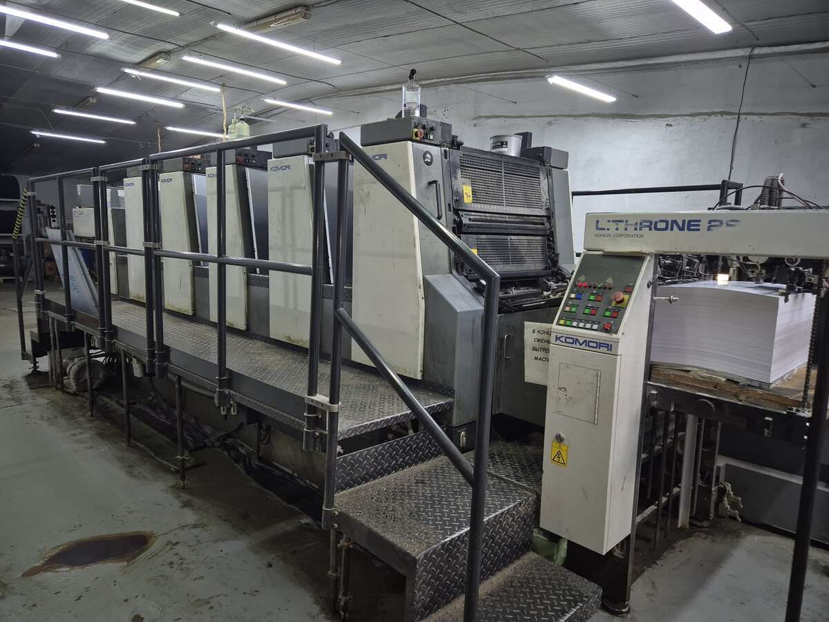 Офсетная печатная машина Komori lithrone L-528