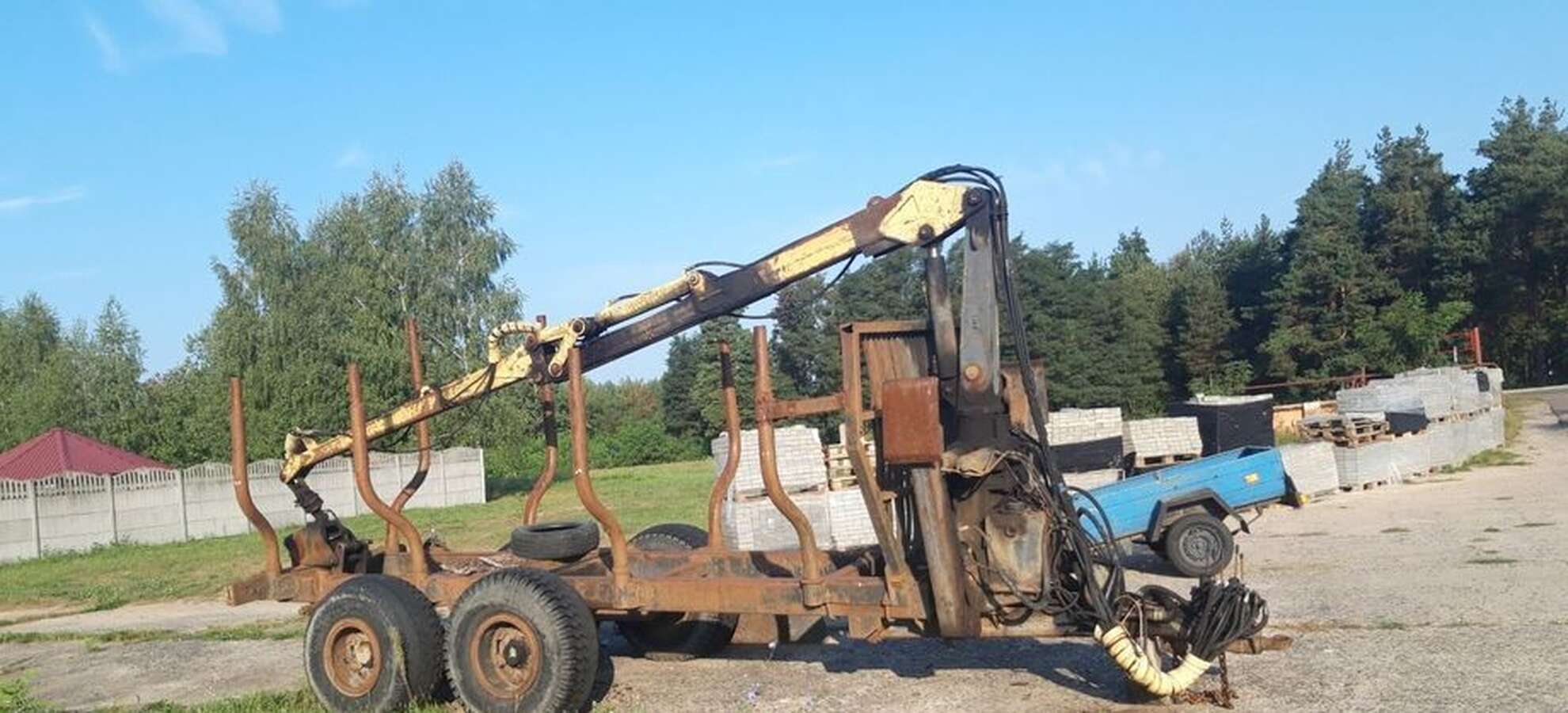Трелевочный полуприцеп ПЛ-9