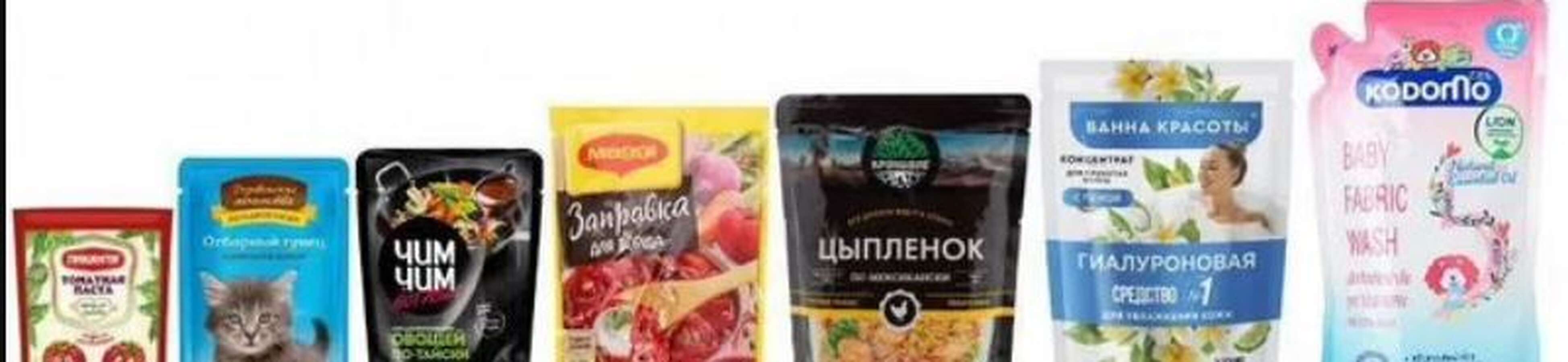 Автомат фасовочный в Дой-пак, паштеты соусы корма