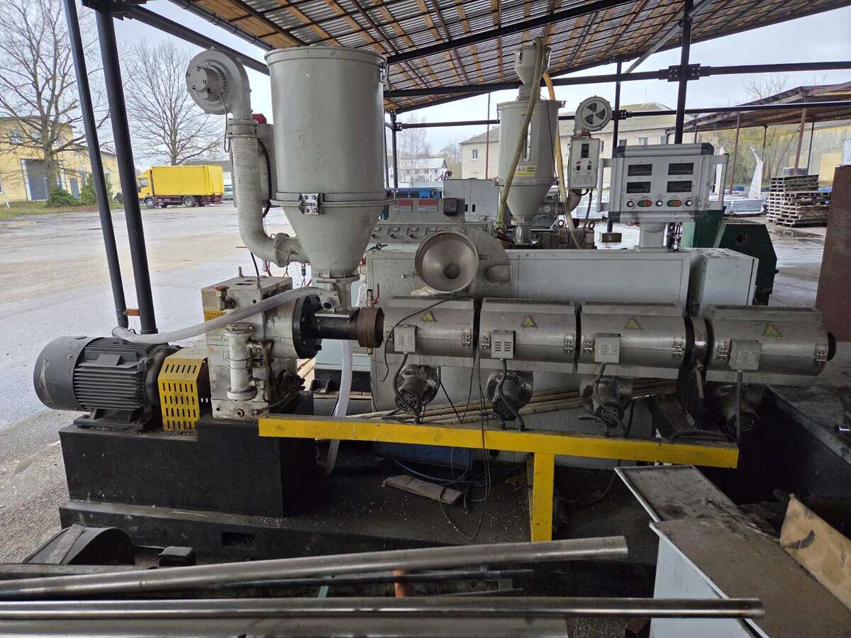 Линия для производства гофрированных труб HDPE
