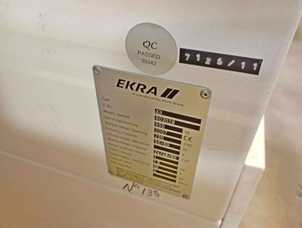 Линейчатый трафаретный принтер Ekra X3 2007г.в.