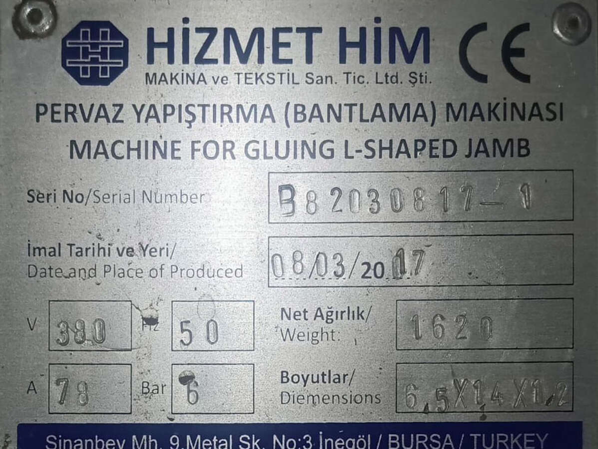 Станок для телескопического наличника Hizmet