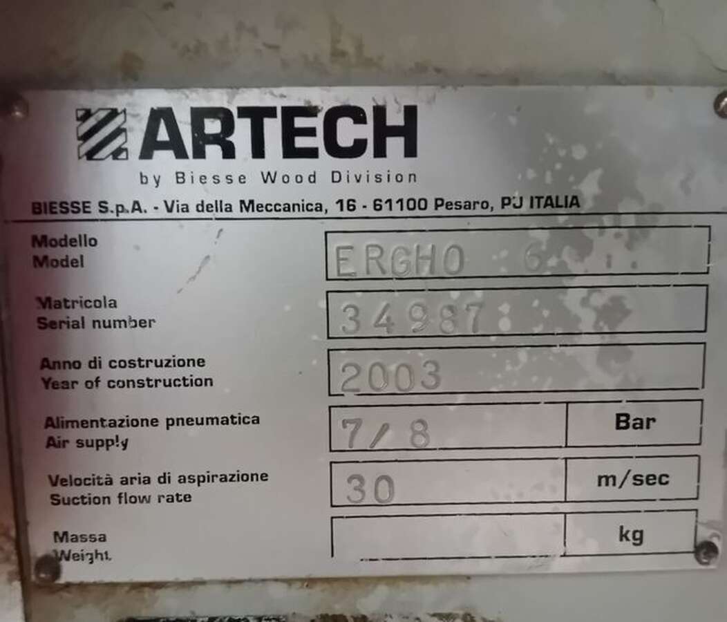 Кромкооблицовочный станок Biesse Artech Ergho 6