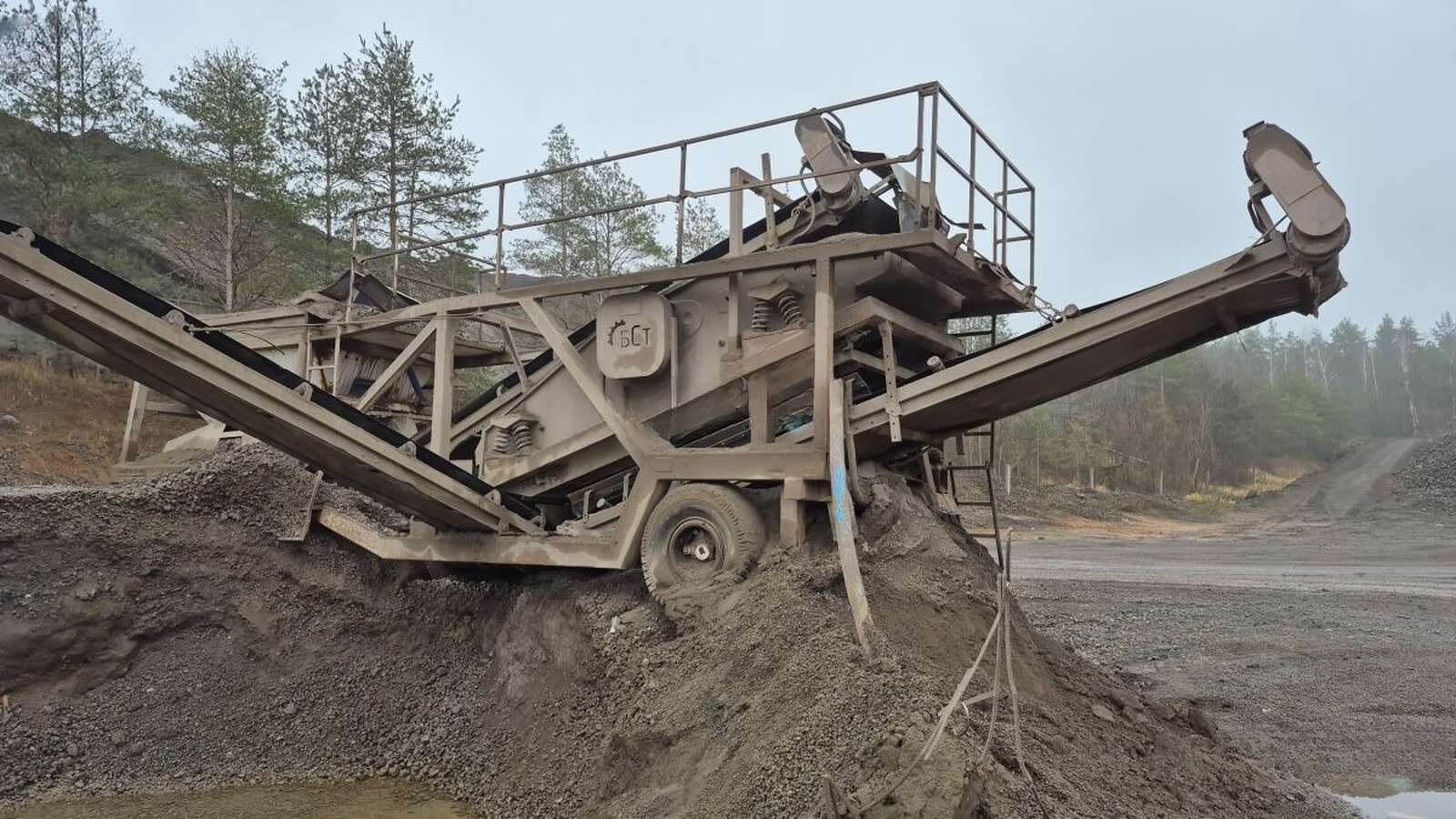 Мобильная установка грохот СП-120