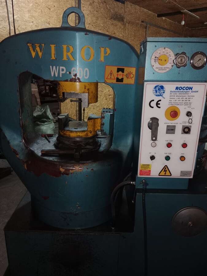 Пресс гидравлический WIROP усилие 600 тонн 2006г.