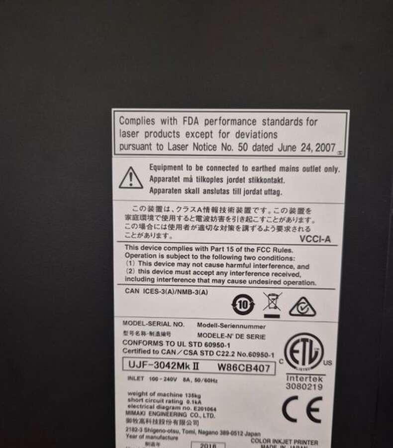 УФ плоттер Mimaki UJF-3042MkII