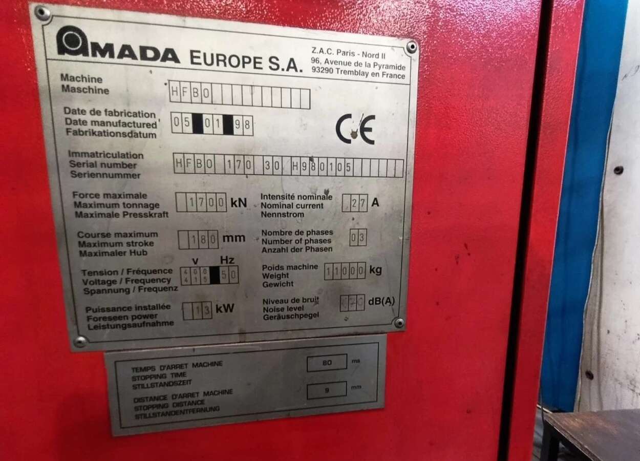 Пресс листогибочный Amada Promecam HFBO