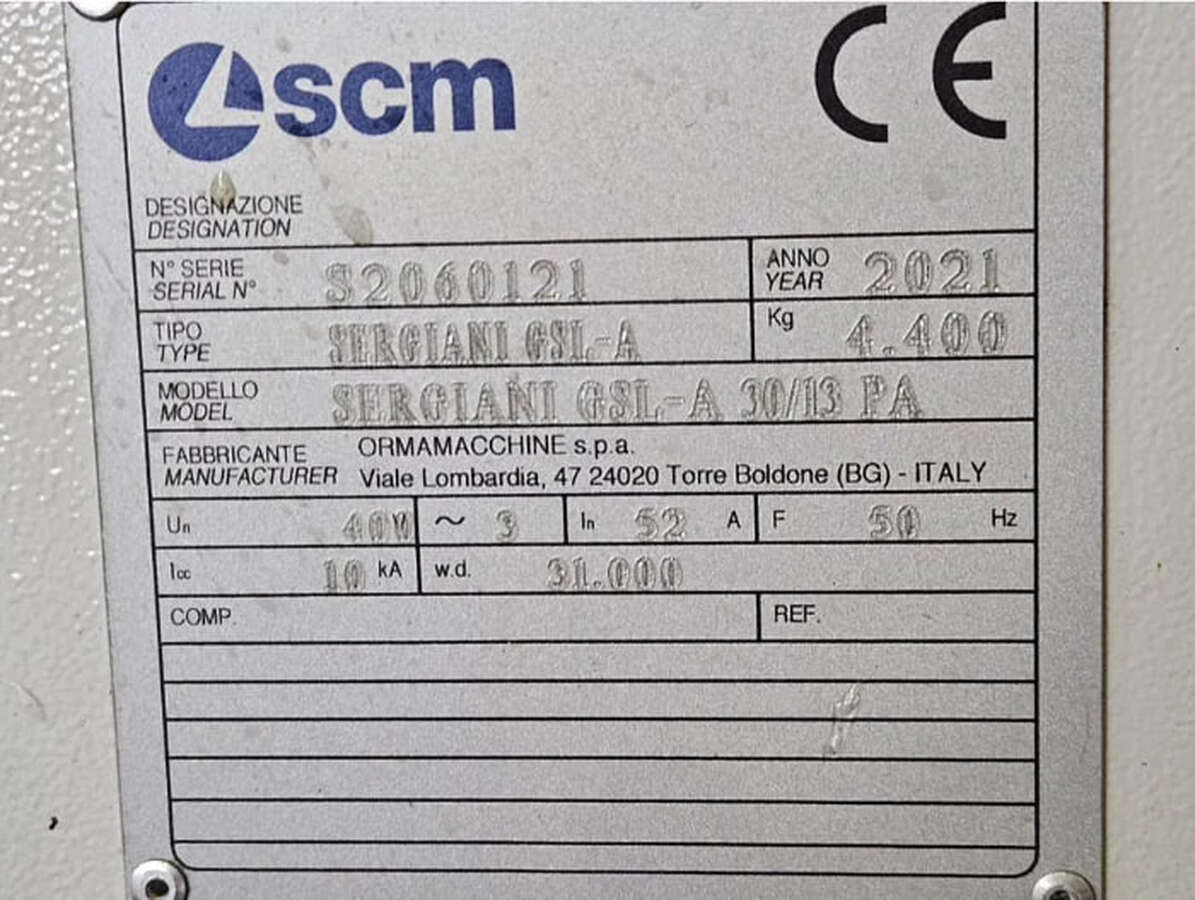 Пресс для мебельных щитов SCM SERGIANI GSL-A