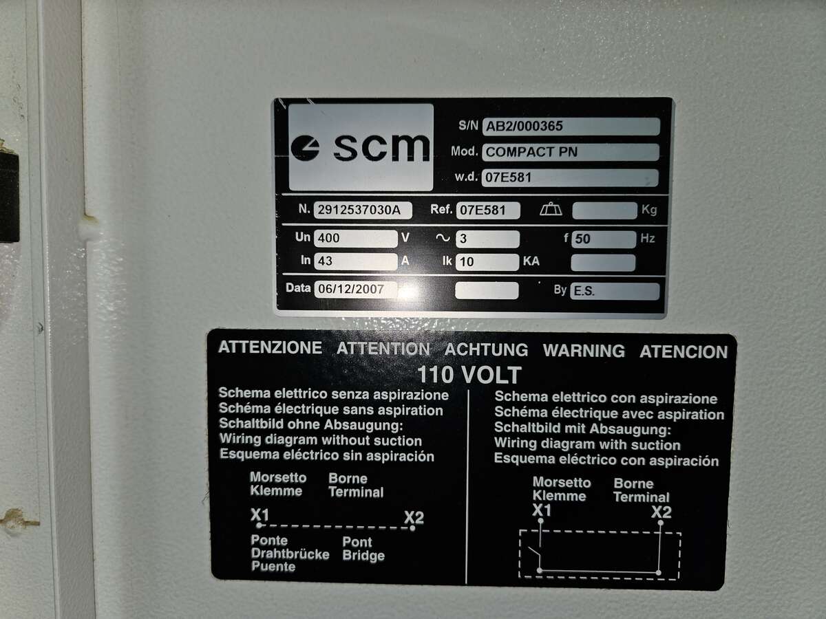 Четырёхсторонний станок SCM Compact