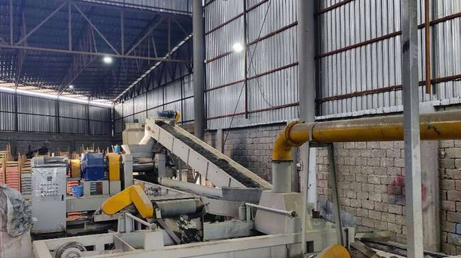 Линия по переработке автомобильных шин