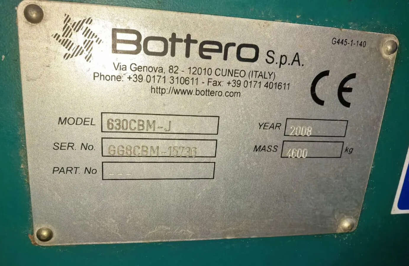 Линия резки стекла Bottero 2008г.в.