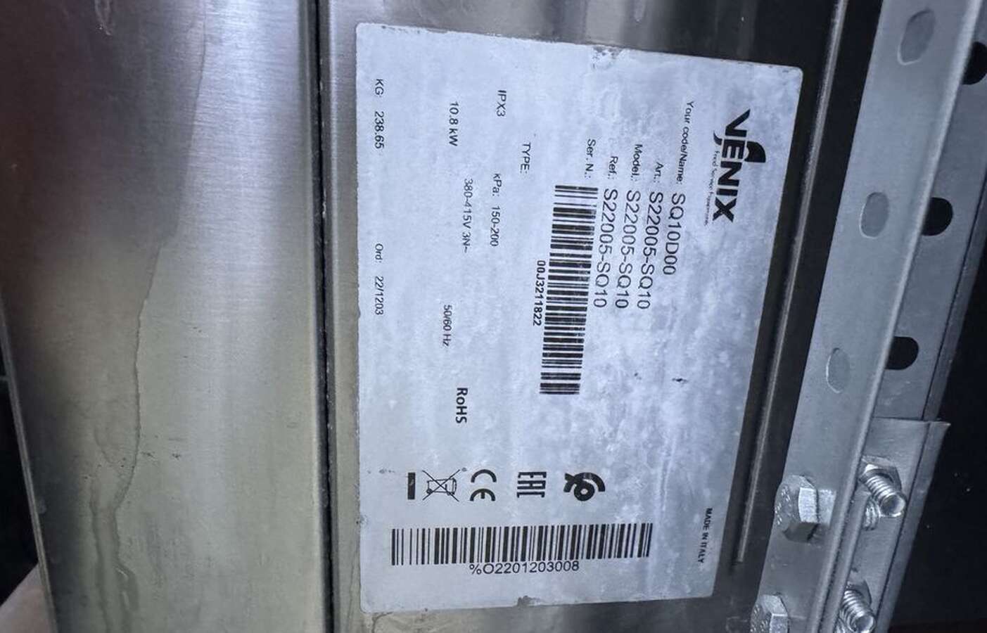 Пароконвектомат Venix S22005-SQ10