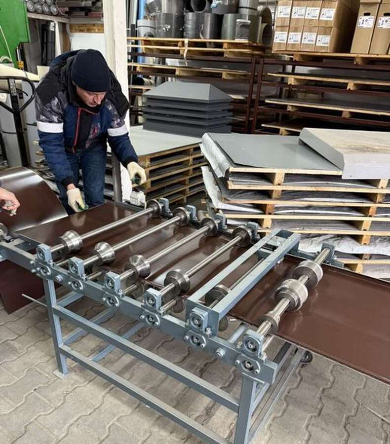 Станок по прокату двойного фальца