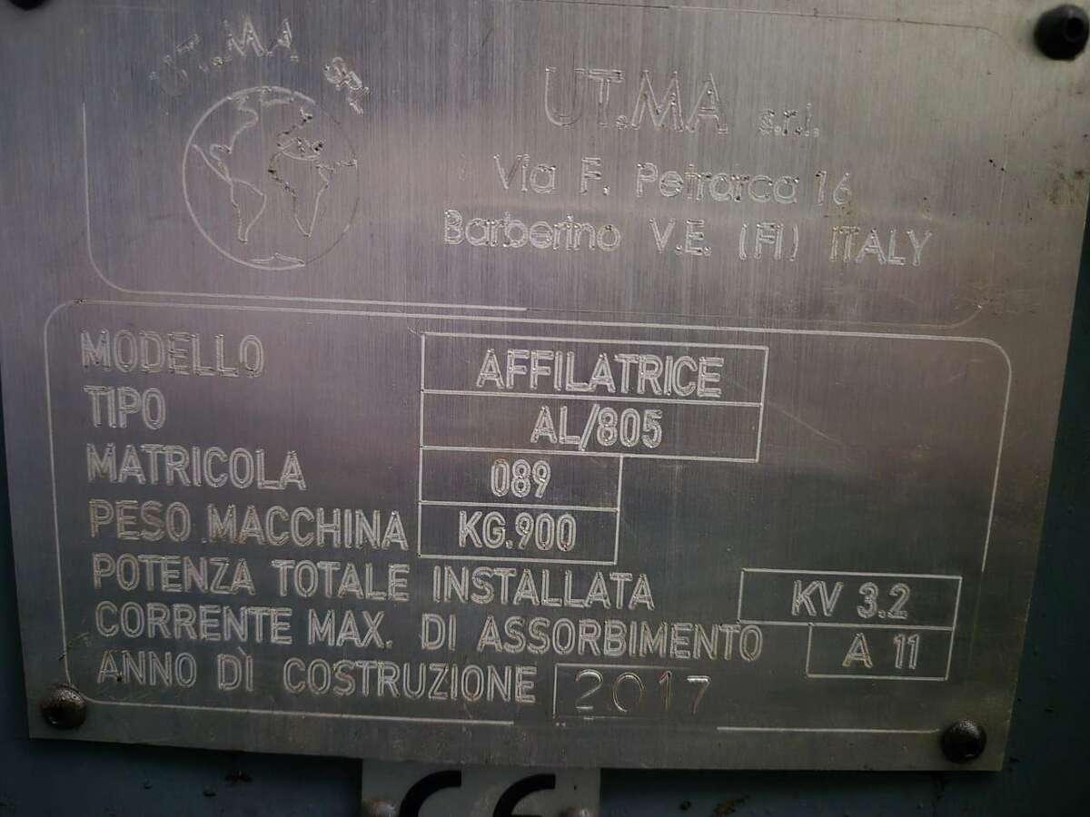 Заточной cтанoк UT.MA AL-805 Италия 2017г.в.