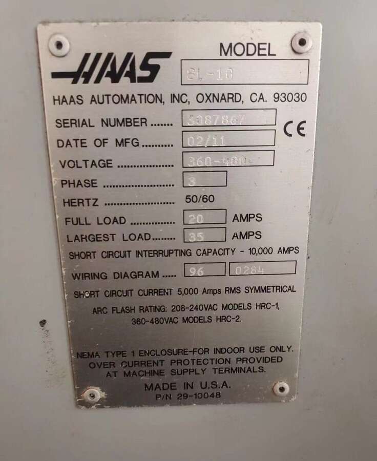Токарный станок Haas SL-10 США 2011г.в.