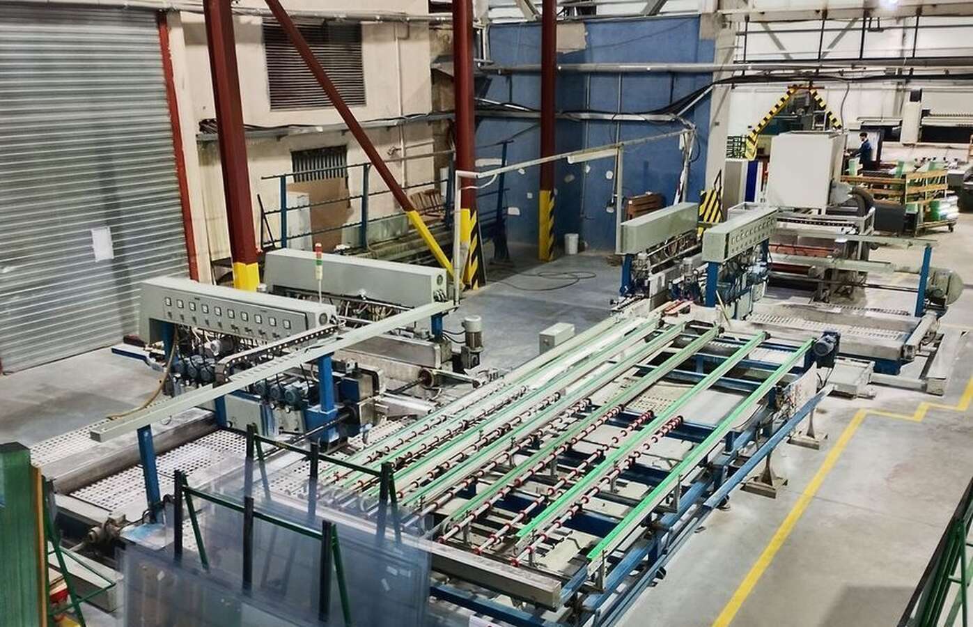 Линия четырехсторонней обработки стекла Selim